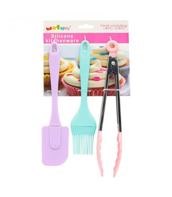 Juego de espatulas para confiteria 3 piezas