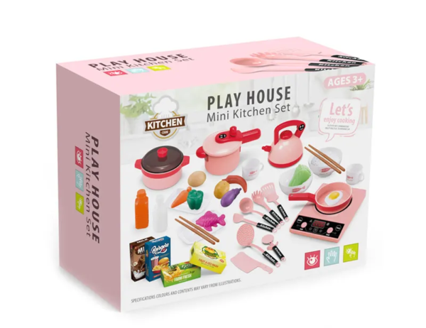 Set de Cocina Educativa para Niñas - Juego de Cocina Doméstica de Simulación con 36 Piezas - Edición 2023